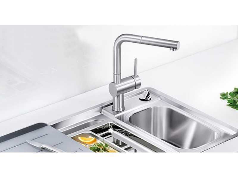 Купить Смеситель Grohe Minta 32168000 для кухонной мойки с выдвижным изливом