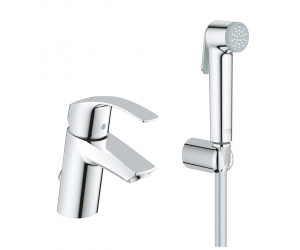 Смеситель Grohe Eurosmart New 23124002 для раковины с гигиеническим душем