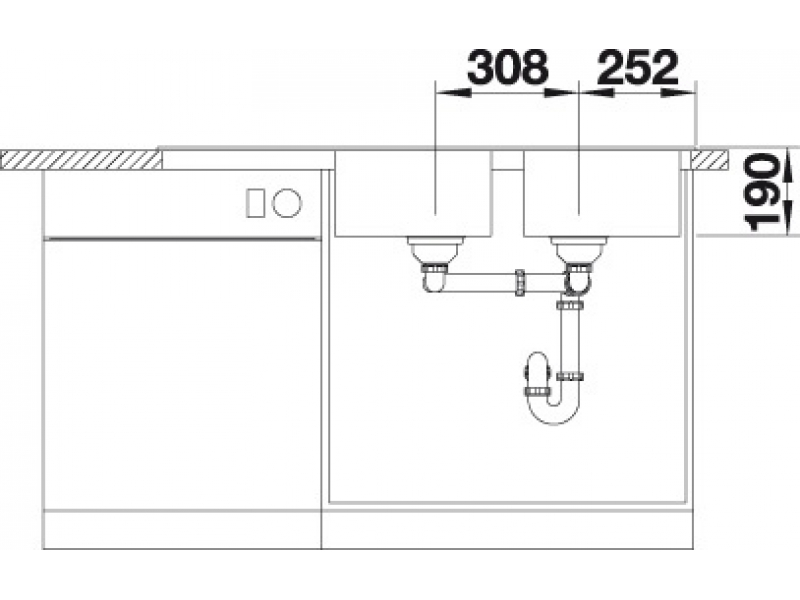 Купить Мойка Blanco Legra 8 S 523163, антрацит