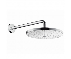 Верхний душ Hansgrohe Raindance Select S 300 2jet 27378400, с держателем, белый/хром