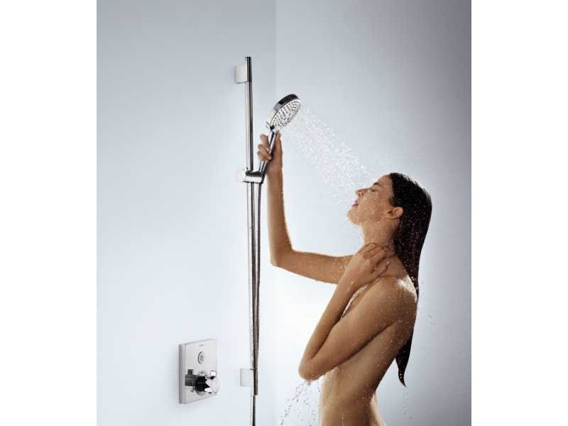 Купить Душевой гарнитур Hansgrohe Raindance Select S 120 3jet 26631400, белый/хром, 120 мм