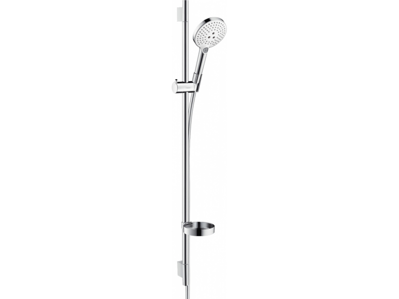 Купить Душевой гарнитур Hansgrohe Raindance Select S 120 3jet 26631400, белый/хром, 120 мм