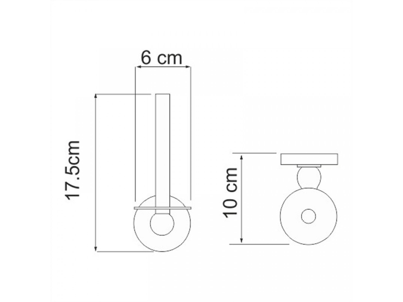 Купить Держатель туалетной бумаги WasserKRAFT K-7797