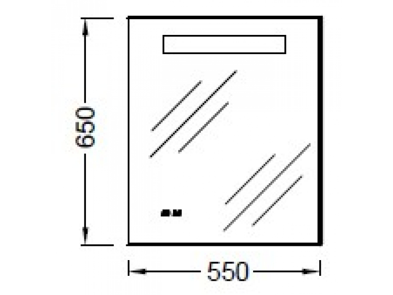Купить Зеркало Jacob Delafon Rythmik/Formilia 60 см, с подсветкой и защитой от запотевания, EB1158-NF