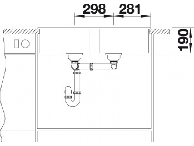 Купить Мойка Blanco Zia 9 516686, антрацит