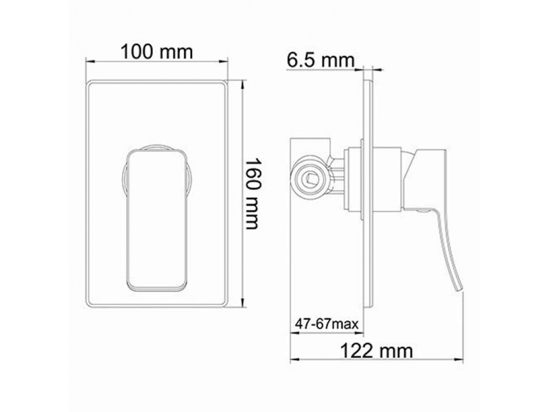 Купить Комплект для биде скрытого монтажа WasserKRAFT A010657WHITE шланг 120 см, белый/хром