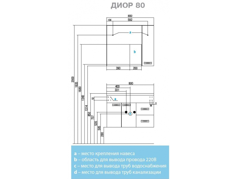 Купить Тумба Акватон Диор 80 1A167801DR940, бело-бордовая