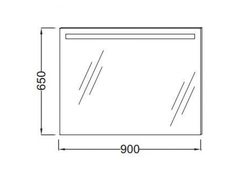 Купить Зеркало Jacob Delafon 90 см, с подсветкой, EB1414-NF