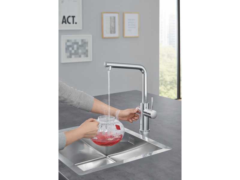 Купить Смеситель Grohe Red II Duo 30325001 для кухонной мойки, с водонагревателем