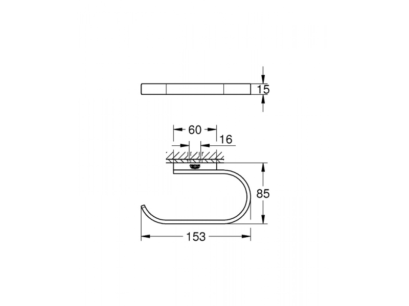 Купить Держатель туалетной бумаги Grohe Selection 41068EN0, никель матовый