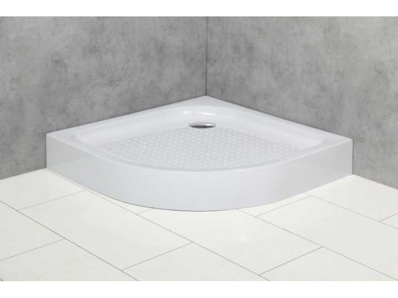 Купить Душевой поддон BelBagno TRAY-BB-R-90-550-15-W 90 x 90 см с сифоном, четверть круга