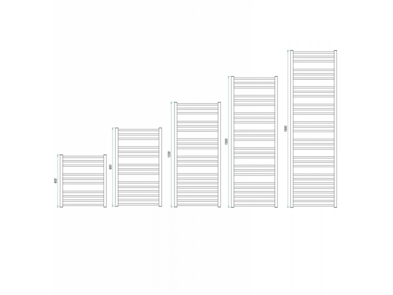 Купить Полотенцесушитель водяной Grota Classic 30 x 90 см, ширина 30 см, высота 90 см, матовый