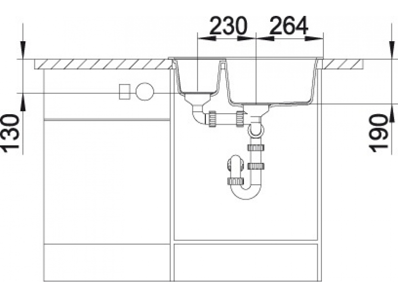 Купить Кухонная мойка Blanco Metra 6S Compact 517353, серый беж