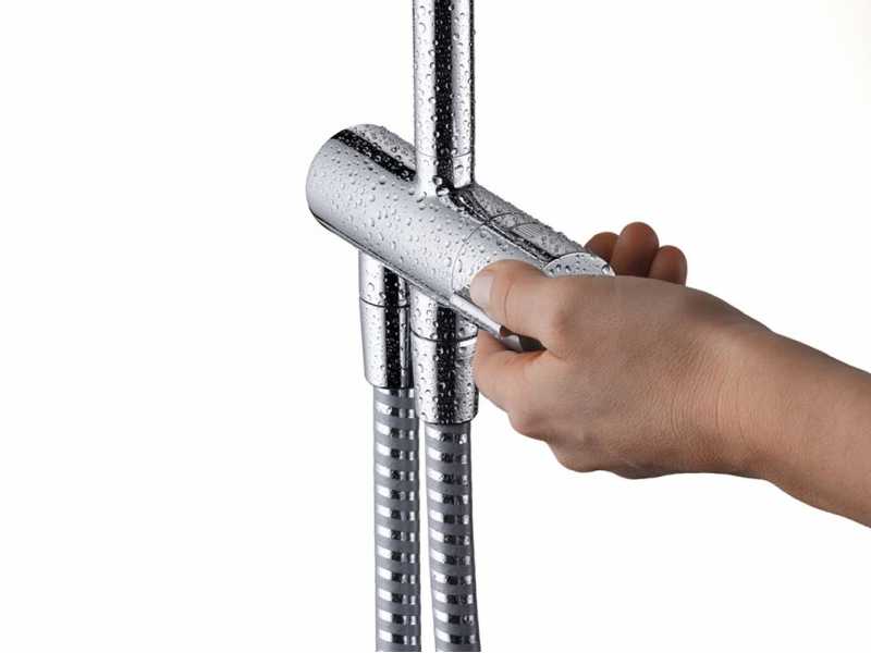 Купить Душевой гарнитур Hansgrohe Vernis Shape Shape Showerpipe 230 1jet Reno, хром, 26282000