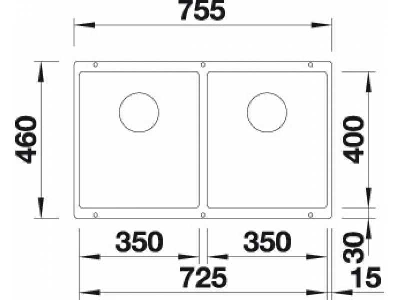 Купить Мойка Blanco Subline 350/350-U 523583, кофе