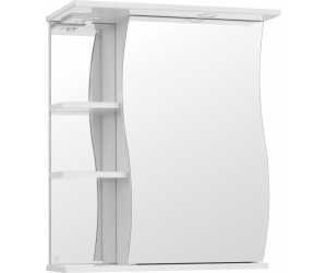 Зеркало-шкаф Style Line Эко Волна Волна 60/С ЛС-00000121, 60 см, подвесное, белое