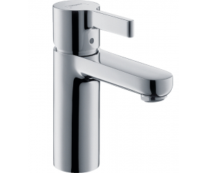 Смеситель для раковины Hansgrohe Metris S, без донного клапана, хром глянцевый, 31068000