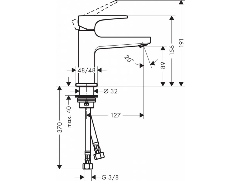 Купить Смеситель Hansgrohe Metropol 32500990 для раковины, золото