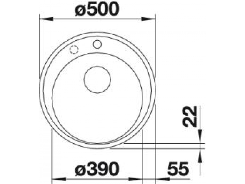 Купить Мойка кухонная Blanco Riona 45 521399