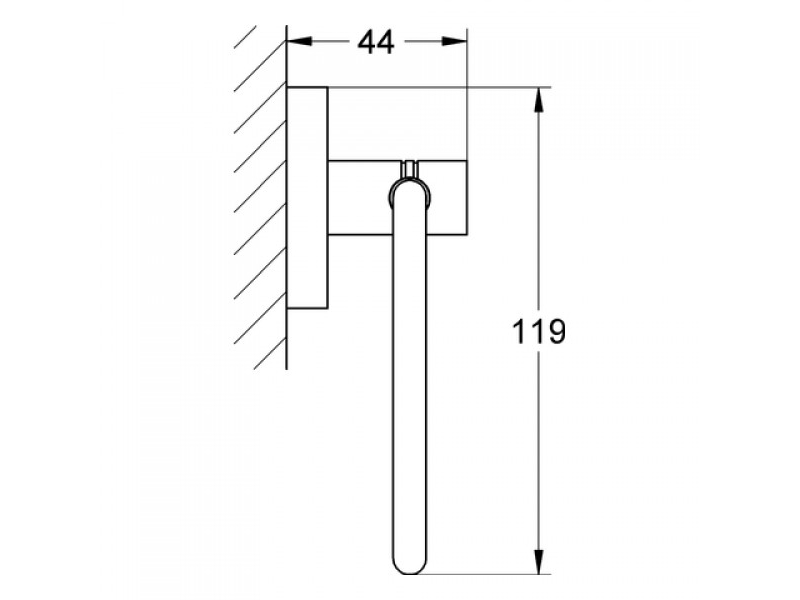 Купить Бумагодержатель Grohe Essentials 40689001, хром