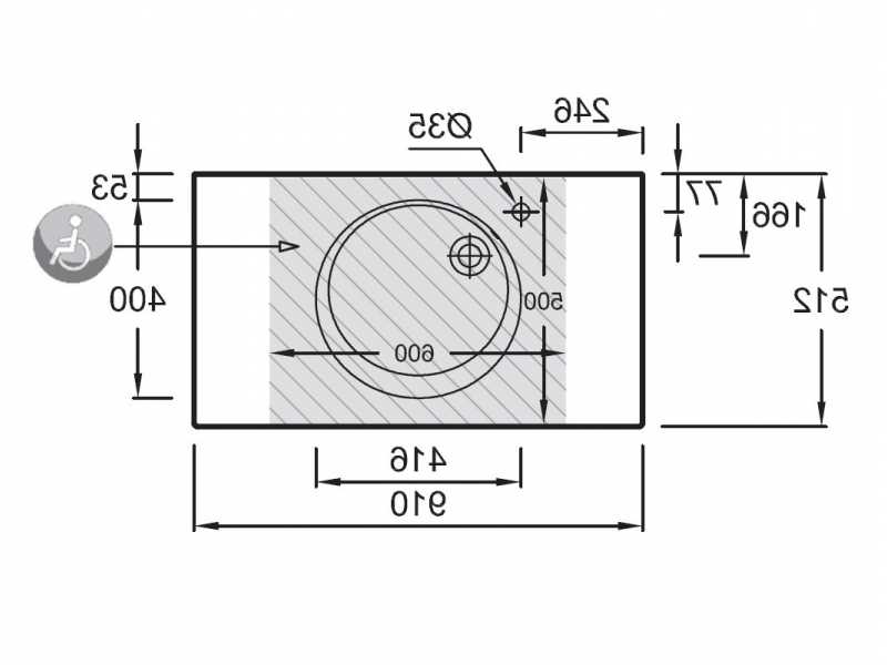 Купить Раковина из огнеупорной керамики Jacob Delafon Odeon Rive Gauche EXAV112-Z-00, 90 см, белая