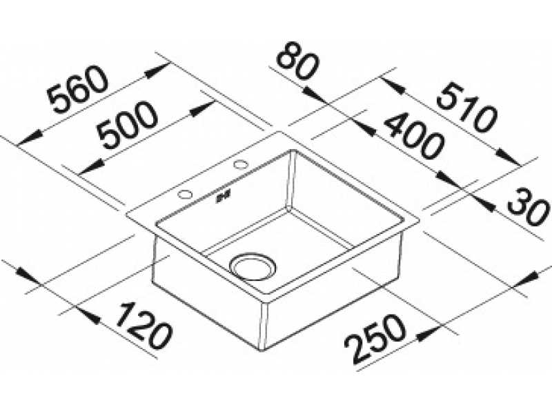 Купить Мойка Blanco Claron 500-IF/A 515643