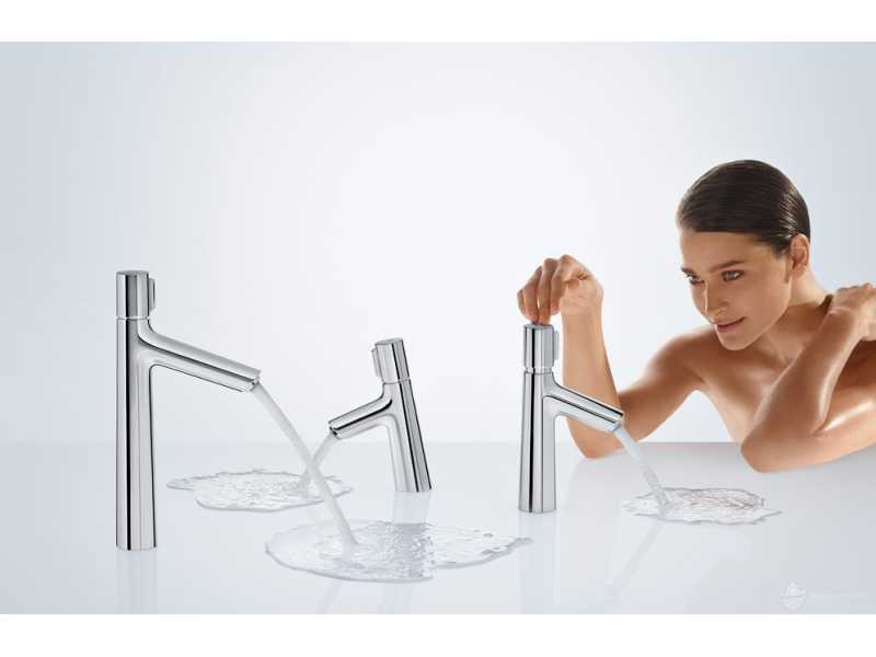 Купить Смеситель Hansgrohe 71750000 Talis Select E 110 с донным клапаном, хром