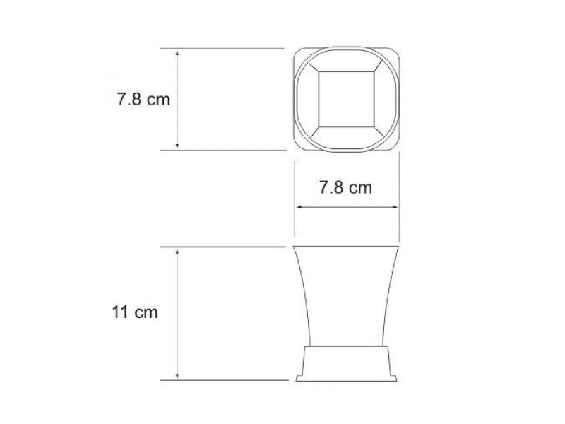 Купить Стакан для зубных щеток WasserKRAFT Amper 5428BLACK