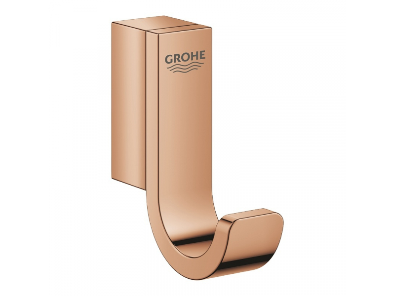 Купить Крючок одинарный Grohe Selection 41039DA0, розовая бронза глянец