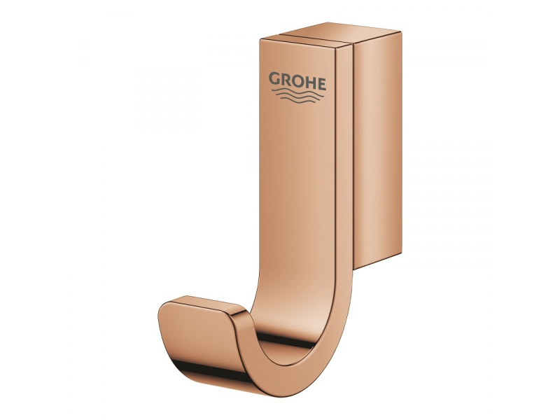 Купить Крючок одинарный Grohe Selection 41039DA0, розовая бронза глянец