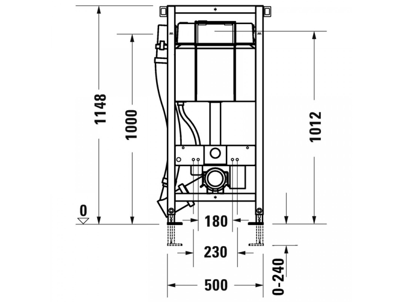 Купить Инсталляция Durasystem для Starck F PLUS, WD1014000000