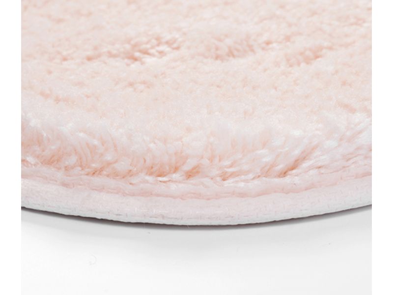 Купить Коврик WasserKraft Wern BM-2554 Powder pink напольный, цвет - светло-розовый, 55 х 57 см