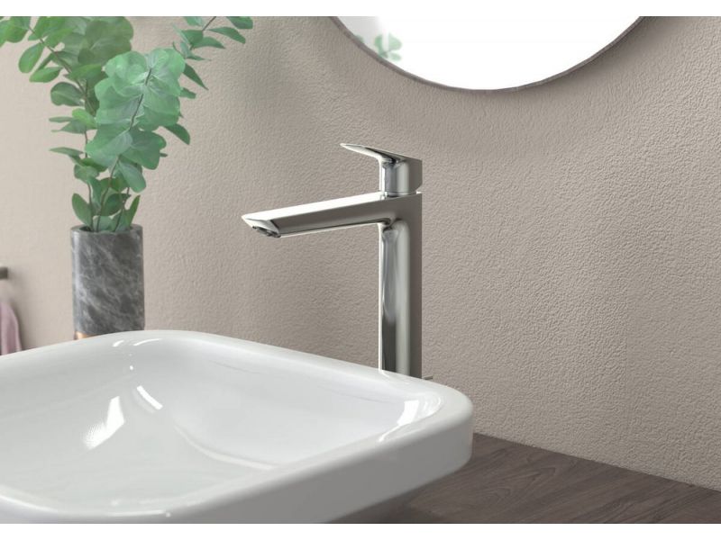 Купить Смеситель Hansgrohe Logis Fine для раковины 240, с донным клапаном, хром, 71257000