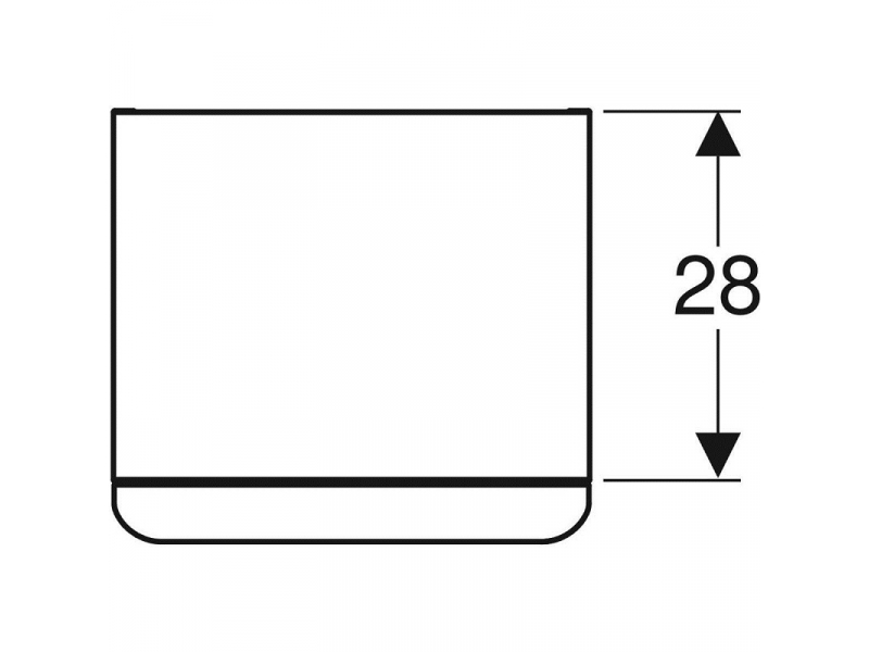 Купить Шкафчик Geberit Smyle Square 500.359.JR.1/500.360.JR.1, 36 см, цвет орех пекан