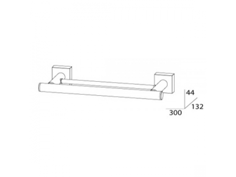 Купить Полотенцедержатель FBS Esperado ESP 034 длина 30 см, хром