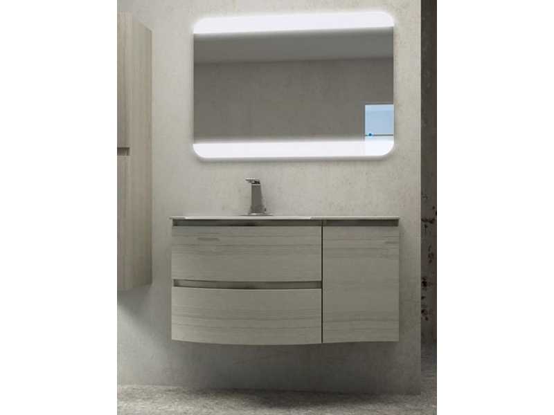 Купить Шкафчик Cezares Vague 54849/54848 34 см подвесной, цвет rovere sbiancato