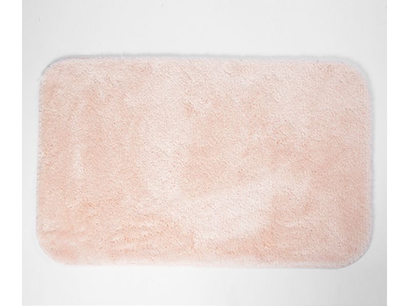 Купить Коврик WasserKraft Wern BM-2553 Powder pink напольный, цвет - светло-розовый, 90 х 57 см