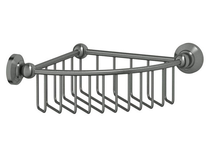 Купить Полочка-решетка 3SC Stilmar STI 408 угловая 23 см, античное серебро