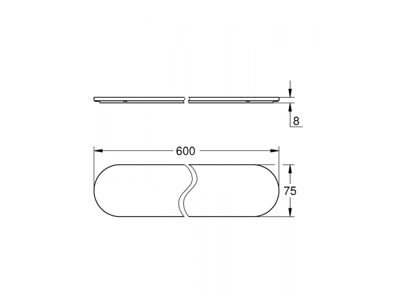 Купить Полочка стеклянная Grohe Selection 41057000