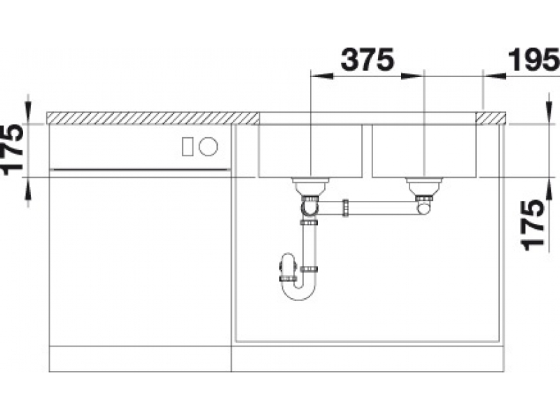 Купить Мойка Blanco Supra 340/340-U 519716