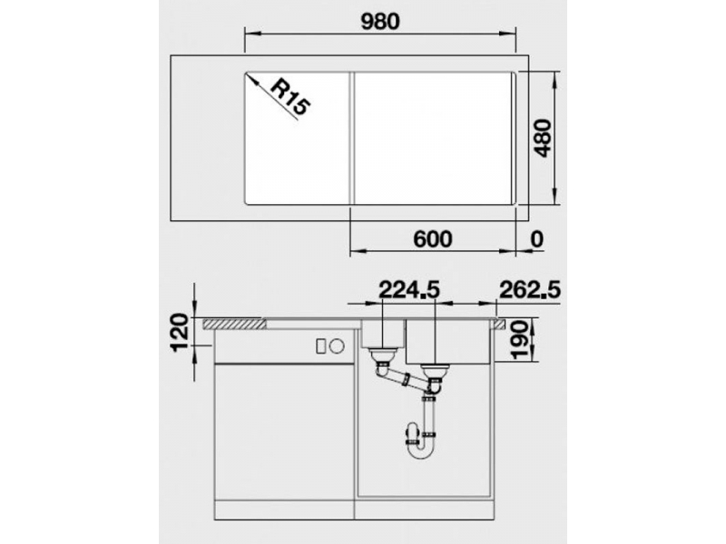 Купить Мойка Blanco Legra 6 S Silgranit белая, 522209