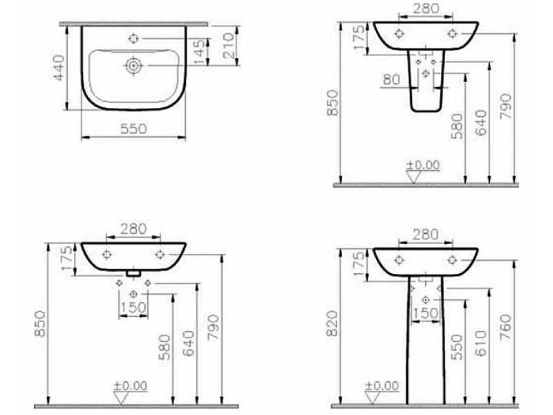 Купить Раковина Vitra S 20 5502B003-0001