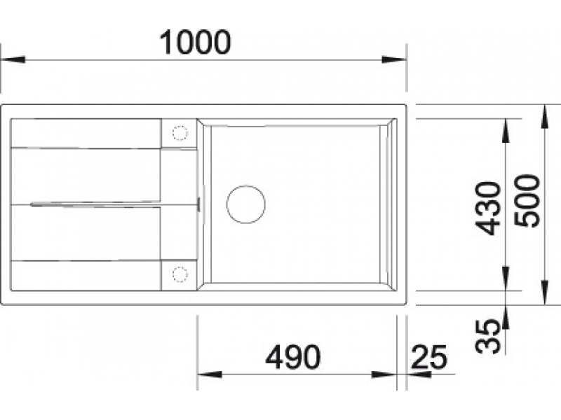 Купить Мойка Blanco Metra XL 6S 518881, темная скала