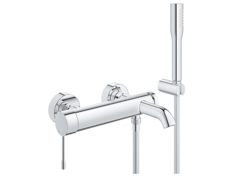 Купить Смеситель Grohe Essence New 33628001 для ванны/душа с гарнитуром