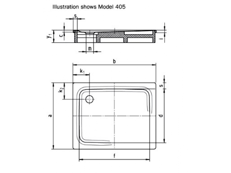 Купить Поддон душевой Kaldewei Superplan мод. 405-2 90 x 110 x h12 cм, 4305.3500.0001 anti-slip