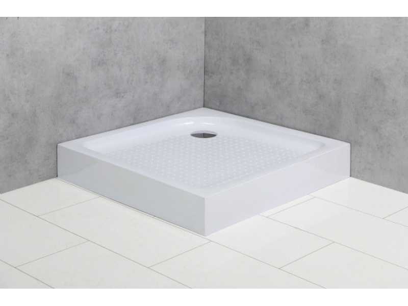 Купить Душевой поддон BelBagno TRAY-BB-A-80-15-W 80 x 80 см с сифоном, квадратный