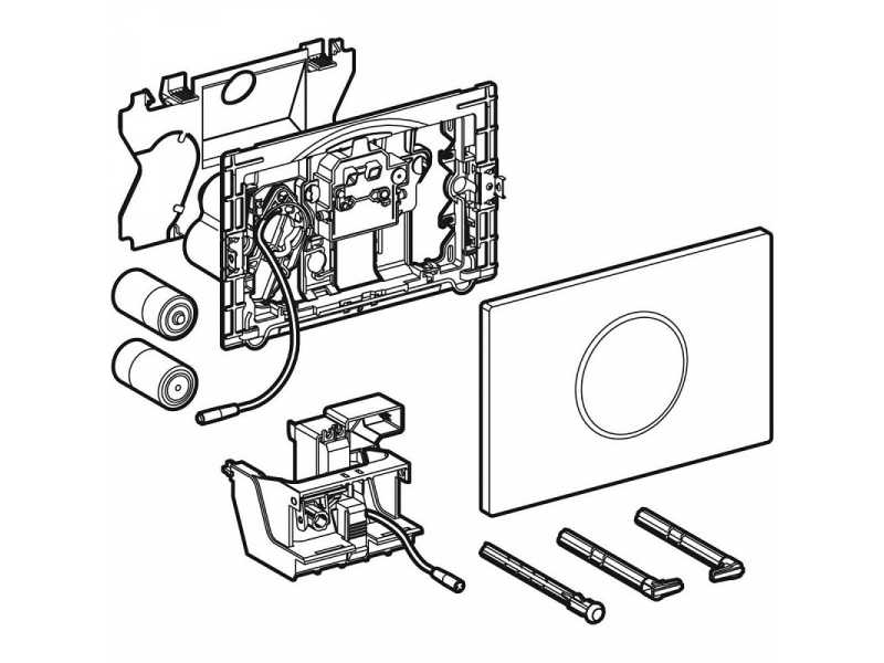 Купить Клавиша смыва Geberit Sigma Type 10, бесконтактная, сенсорная, для унитаза, 3В, двойной смыв, пластик, черный/матовый и глянцевый хром, 115.908.KN.1