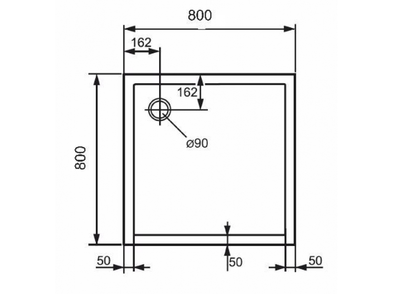 Купить Душевой поддон Huppe PURANO 80 x 80 x h4 см, 202160.055, из искусственного камня