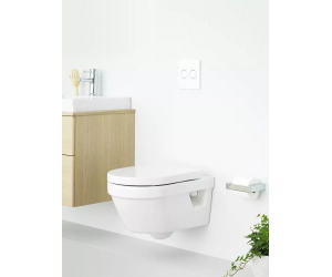 Подвесной унитаз Gustavsberg Hygienic Flush 5G84HR01 безободковый с крышкой-сиденьем Soft-Close