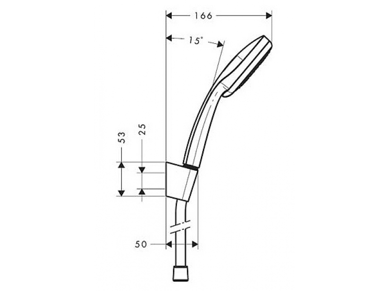 Купить Душевой гарнитур Hansgrohe Croma 100 Multi/PorterS 27595000